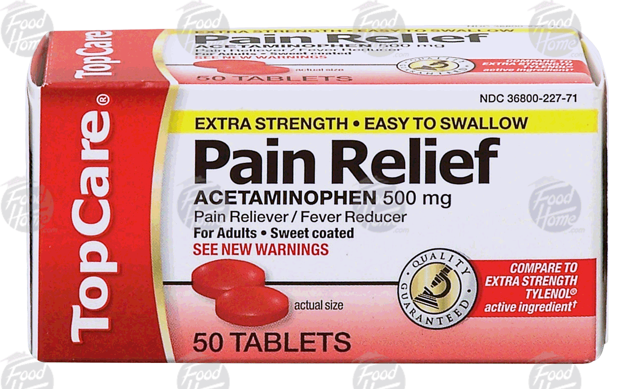 Top Care  acetaminophen 500-mg. tablets Full-Size Picture